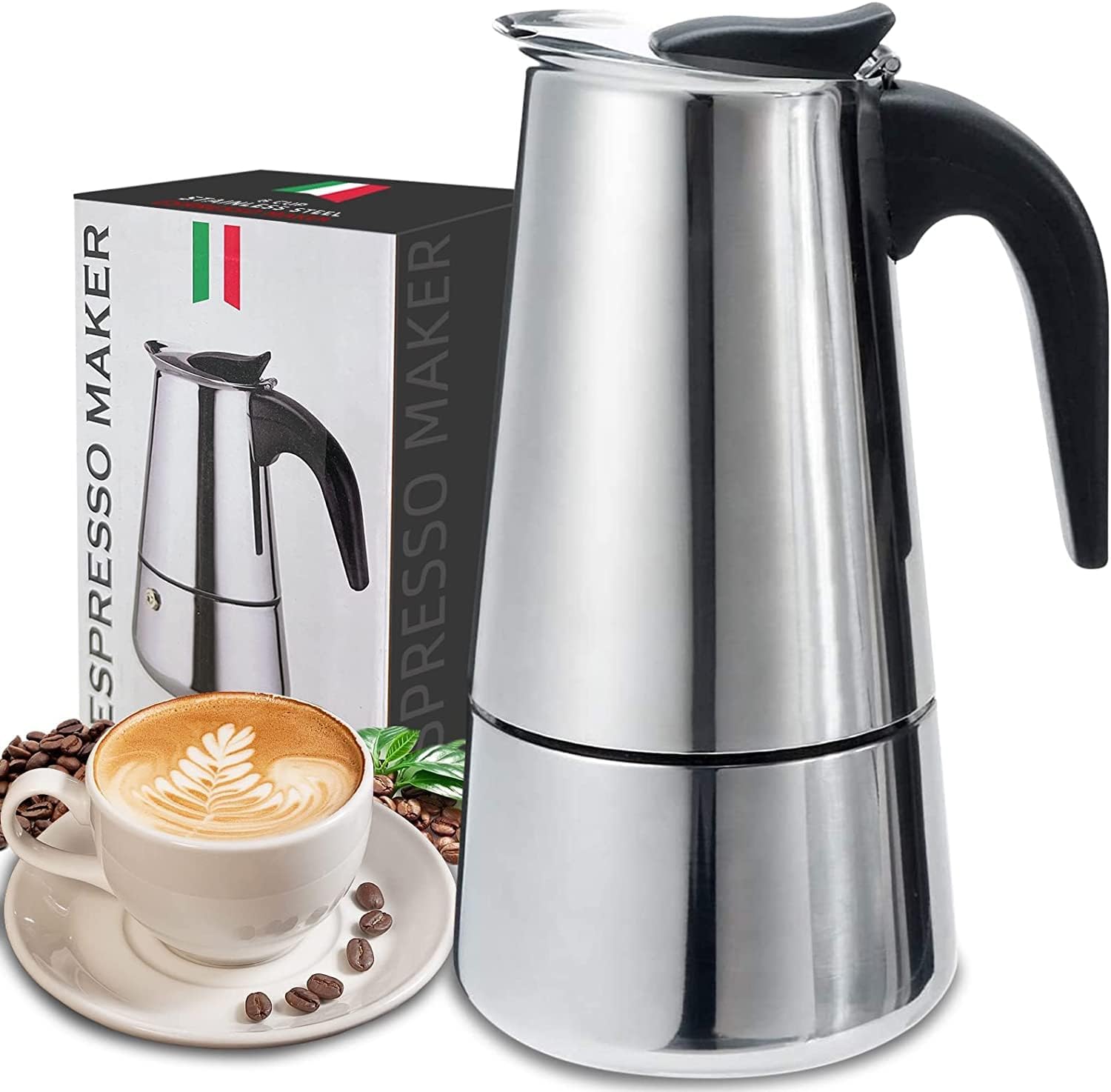 Coffee Equipment Brands - 4/6/9 Cups Moka Pot Caffe Machine
