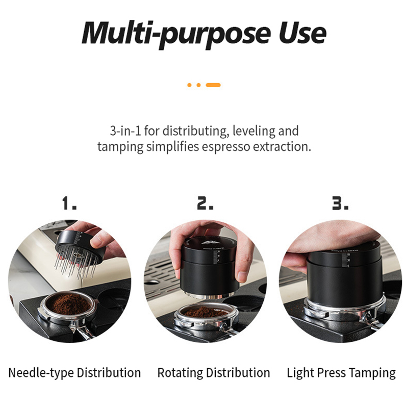 OANKR 2-in-1 Coffee Tamper wit - Coffee Equipment Kit 评论和价格