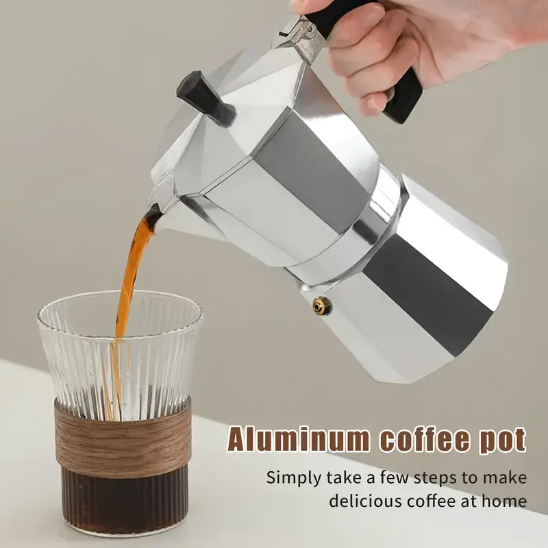 Classic Aluminum Moka Pot 50-3 - Coffee Equipment Brands 评论和价格
