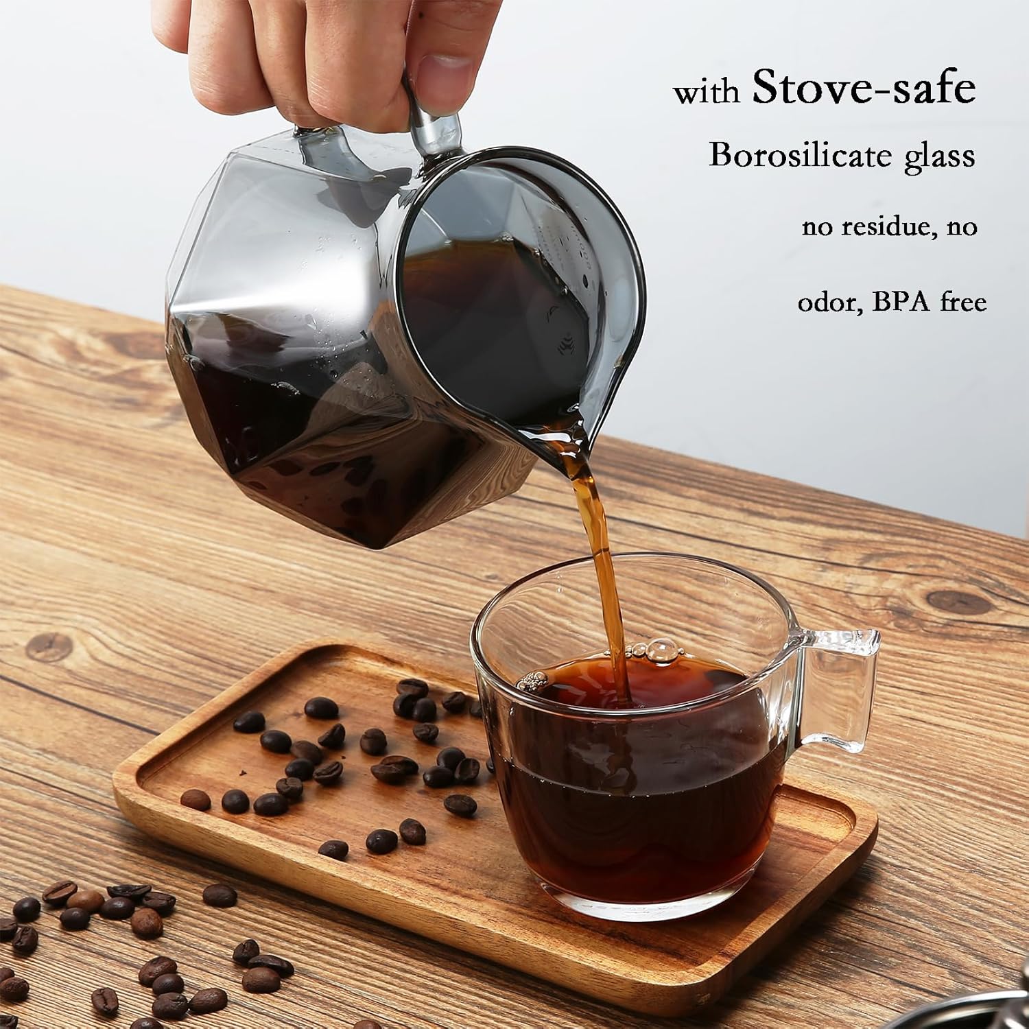 Magpie Glass Coffee Pot For V6 - Coffee Equipment Set 评论和价格