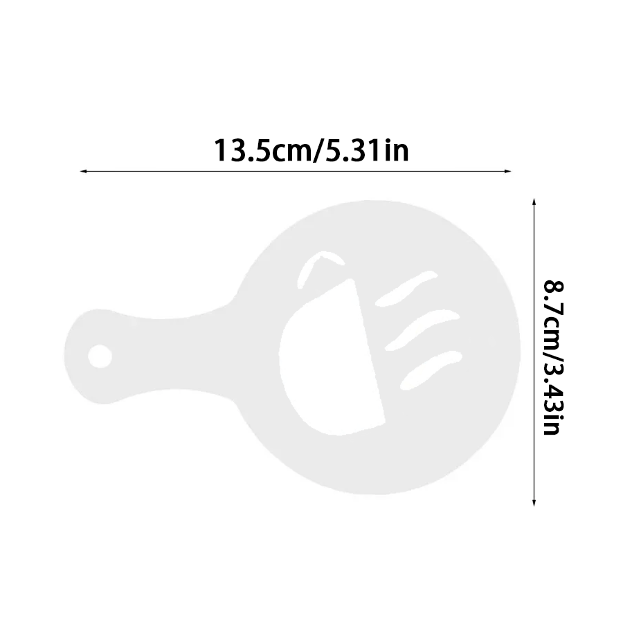 16pcs Coffee Latte Art Stencil - Coffee Shop Equipment 评论和价格