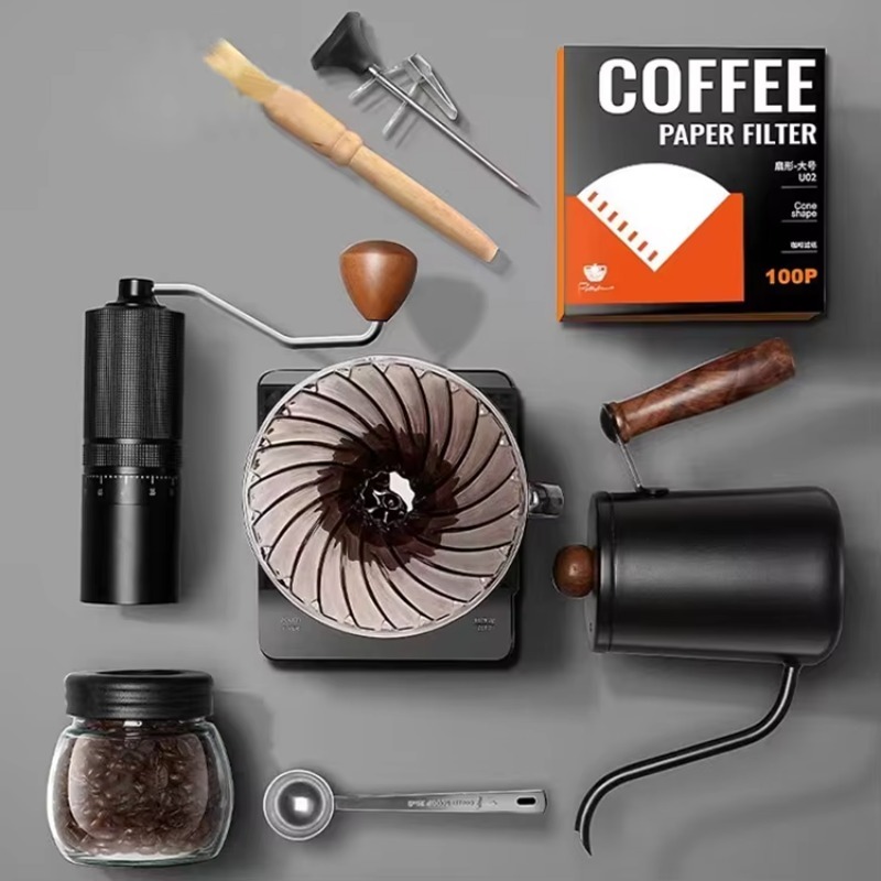 10pcs Travel Coffee Set Manual - Coffee Equipment Kit 评论和价格