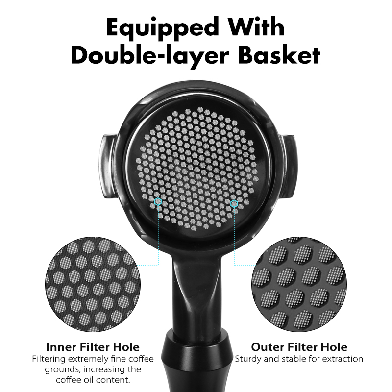 58MM Coffee Bottomless Portafi - Naked Portafilter Bottomless 评论和价格